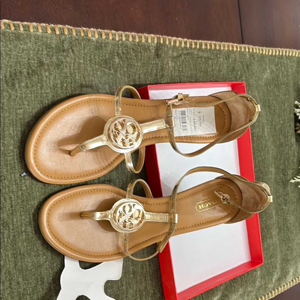 Coach Gold Women's Sandals